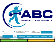 Tablet Screenshot of abclocksmith.net